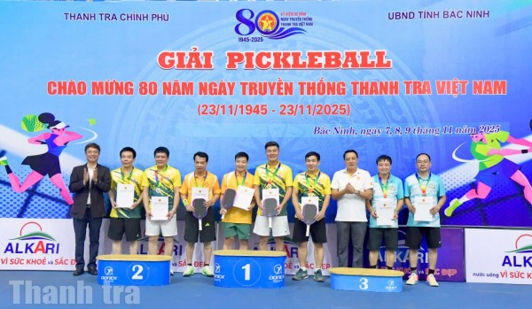 Lễ bế mạc Hội thao ngành Thanh tra năm 2025: Lan tỏa tinh thần đoàn kết, bản lĩnh và cống hiến