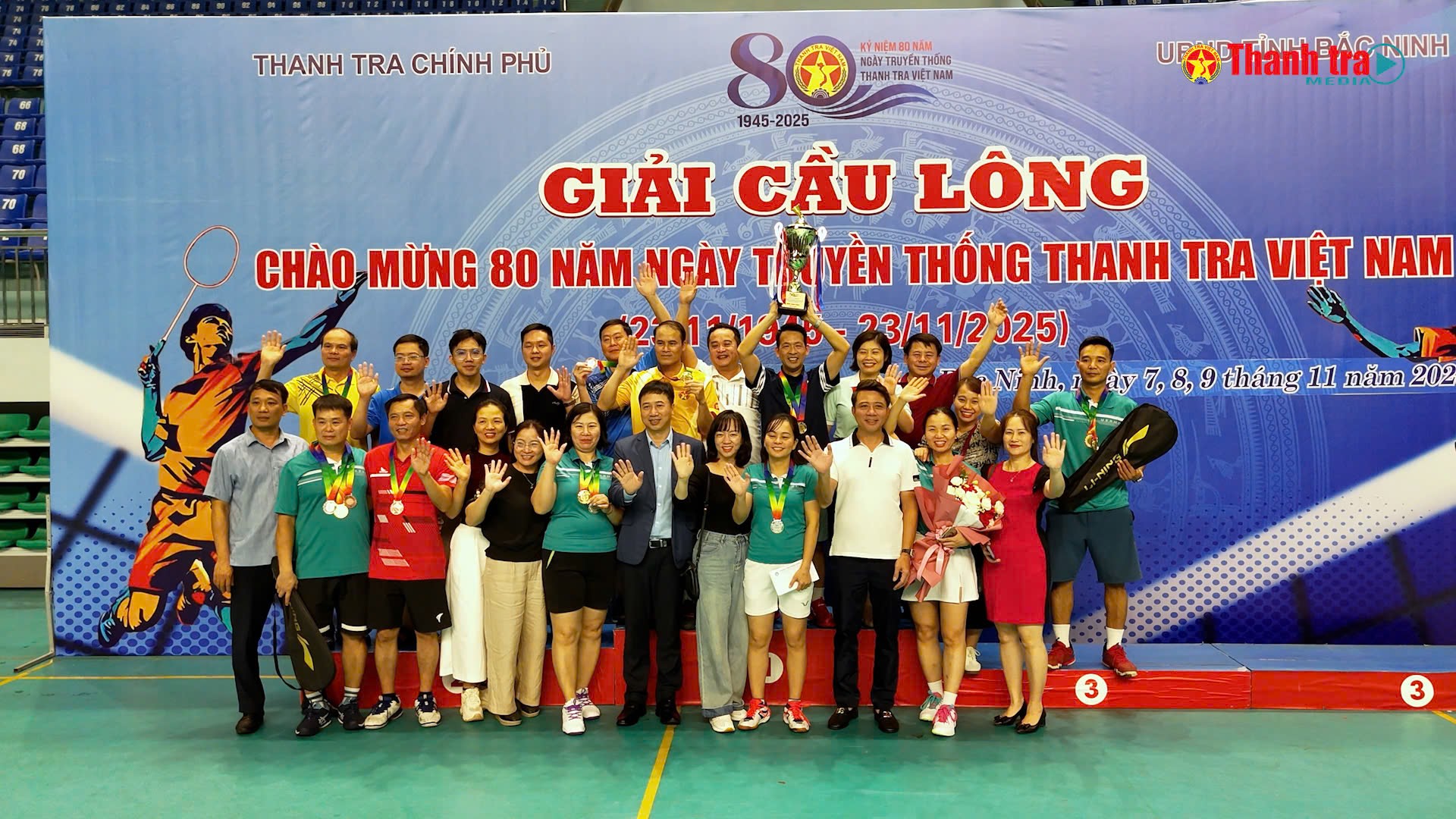 Dấu ấn Giải Cầu lông – Hội thao ngành Thanh tra năm 2025