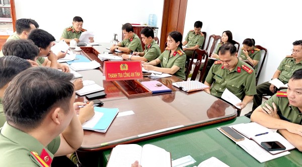 Tây Ninh: Thanh tra Công an tỉnh tổ chức sinh hoạt chuyên đề “Luật Thanh tra năm 2025”