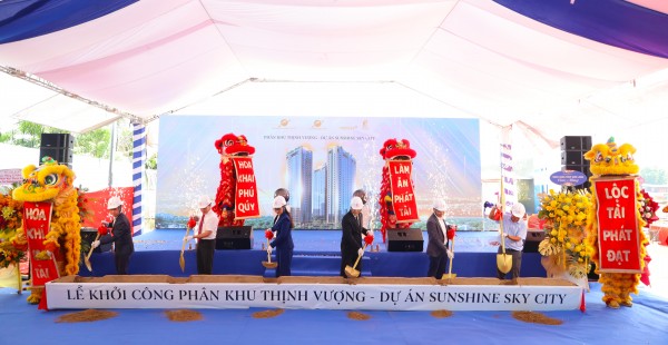 Sunshine Group khởi công Phân khu Thịnh Vượng, tăng tốc hoàn thiện toàn dự án Sunshine Sky City