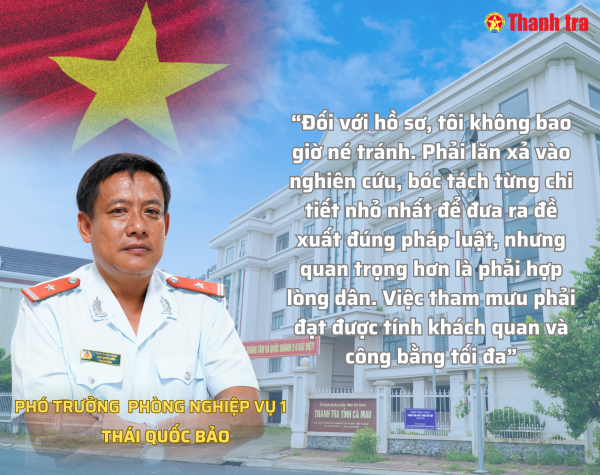 Phó Trưởng phòng Nghiệp vụ 1 Thái Quốc Bảo – người chọn cách cống hiến lặng thầm, lấy sự hài lòng của Nhân dân làm thước đo giá trị nghề nghiệp