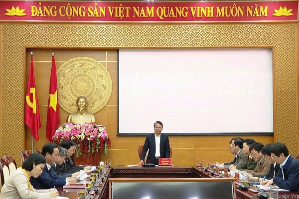 Ninh Bình: Tăng cường thanh tra, kiểm tra trách nhiệm người đứng đầu trong phòng, chống tham nhũng, lãng phí, tiêu cực