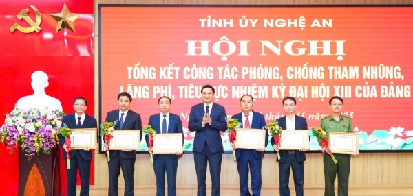 Nghệ An: Tăng cường phòng, chống tham nhũng, tiêu cực, tạo chuyển biến rõ nét trong nhiệm kỳ Đại hội XIII