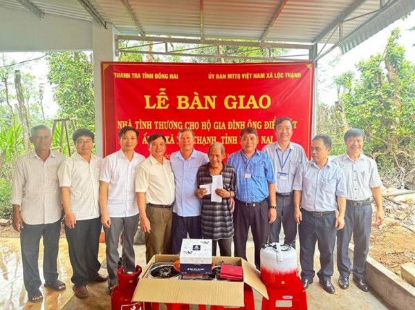 Thanh tra tỉnh Đồng Nai trao nhà tình thương: Thêm một mái ấm vững chãi cho người nghèo