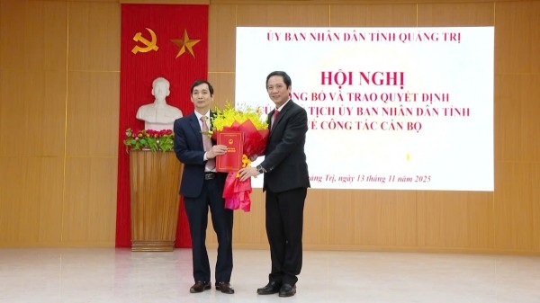 Quảng Trị: Công bố quyết định bổ nhiệm Chánh Thanh tra tỉnh