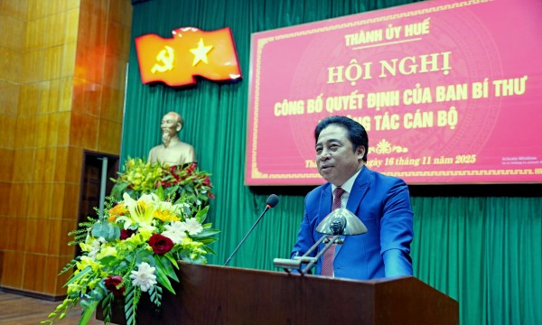 Chân dung tân Phó Bí thư Thành ủy Huế Nguyễn Khắc Toàn