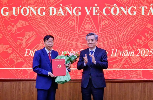 Phó Bí thư Tỉnh uỷ, Chủ tịch UBND tỉnh Lai Châu làm Phó Bí thư Tỉnh uỷ Điện Biên