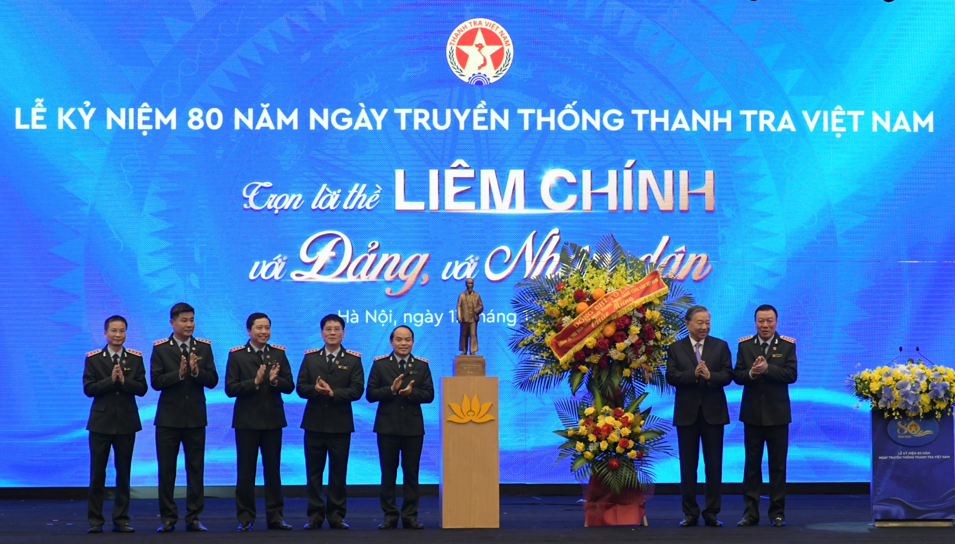 TRANG TRỌNG LỄ KỶ NIỆM 80 NĂM NGÀY TRUYỀN THỐNG THANH TRA VIỆT NAM: KHẲNG ĐỊNH VAI TRÒ 