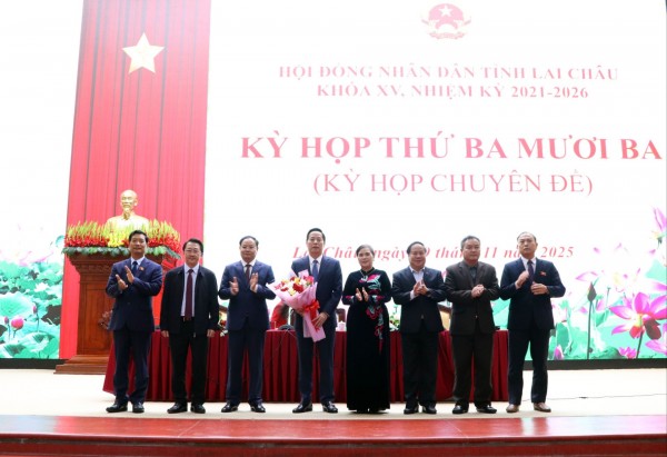 Ông Hà Quang Trung được bầu giữ chức Chủ tịch UBND tỉnh Lai Châu