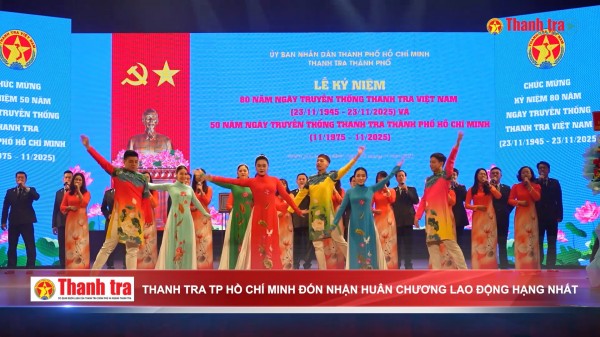 Thanh tra TP Hồ Chí Minh đón nhận Huân chương Lao động hạng Nhất