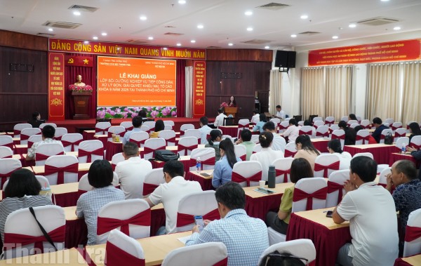 TP Hồ Chí Minh: Gần 150 học viên tham dự lớp bồi dưỡng nghiệp vụ tiếp công dân, giải quyết khiếu nại, tố cáo