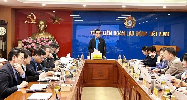 Đoàn Chủ tịch Tổng LĐLĐ Việt Nam bàn nhiều nội dung quan trọng chuẩn bị cho Đại hội XIV Công đoàn