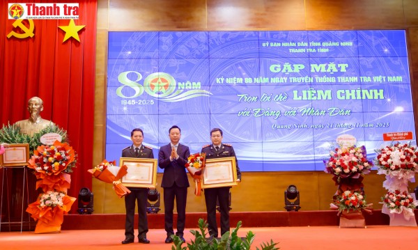 Thanh tra tỉnh Quảng Ninh: Phát huy truyền thống 80 năm để xây dựng nền hành chính liêm chính, phục vụ